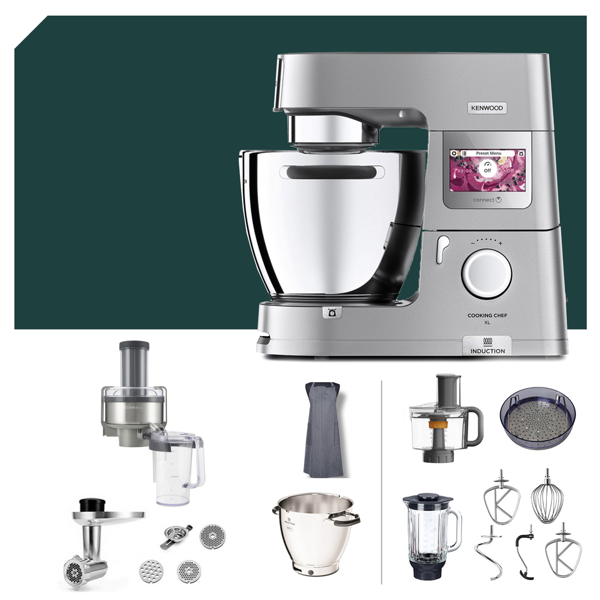 Entsafter-Paket Kenwood KCL 95 Cooking Chef XL Connect