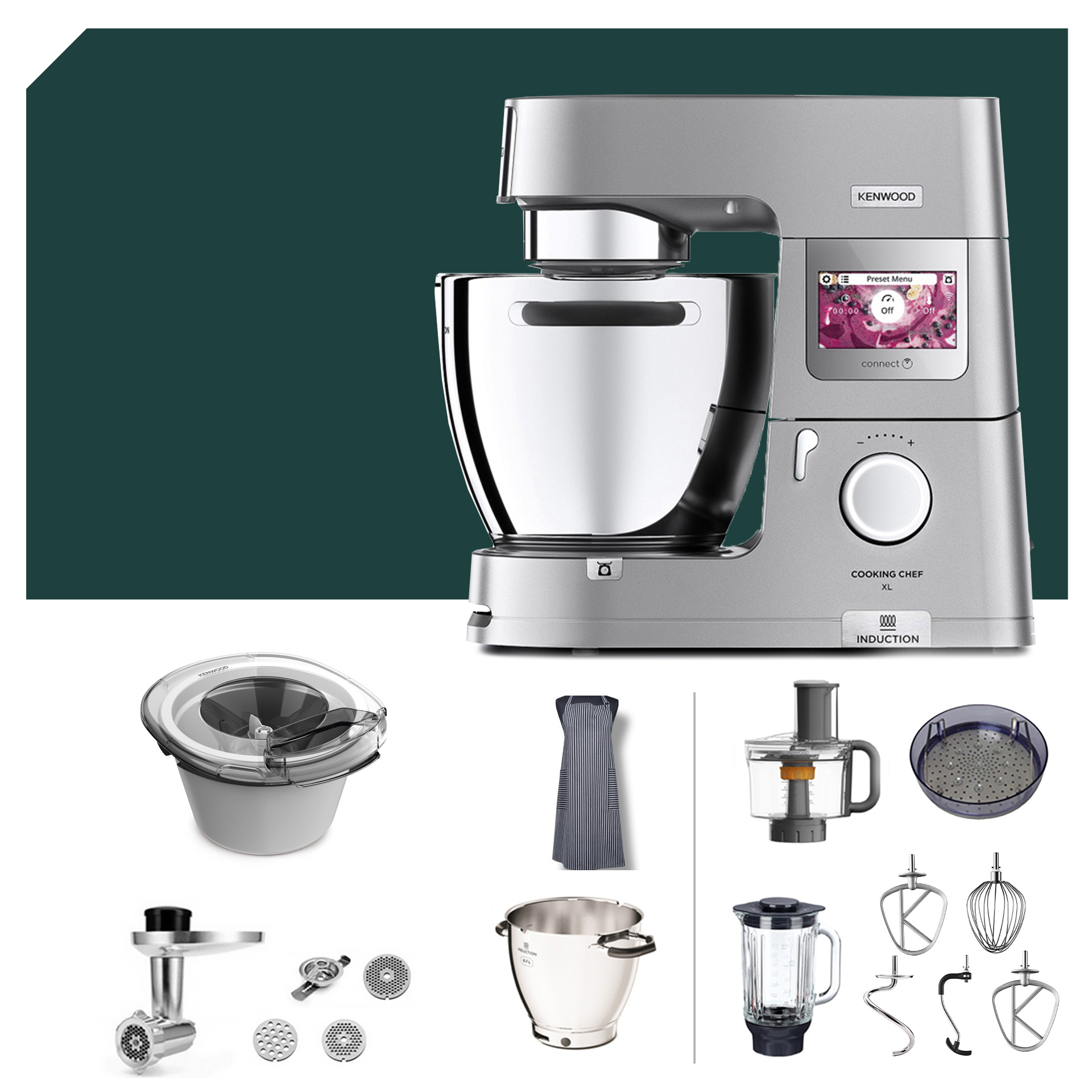 Sommer-Paket Kenwood KCL 95 Cooking Chef XL Connect