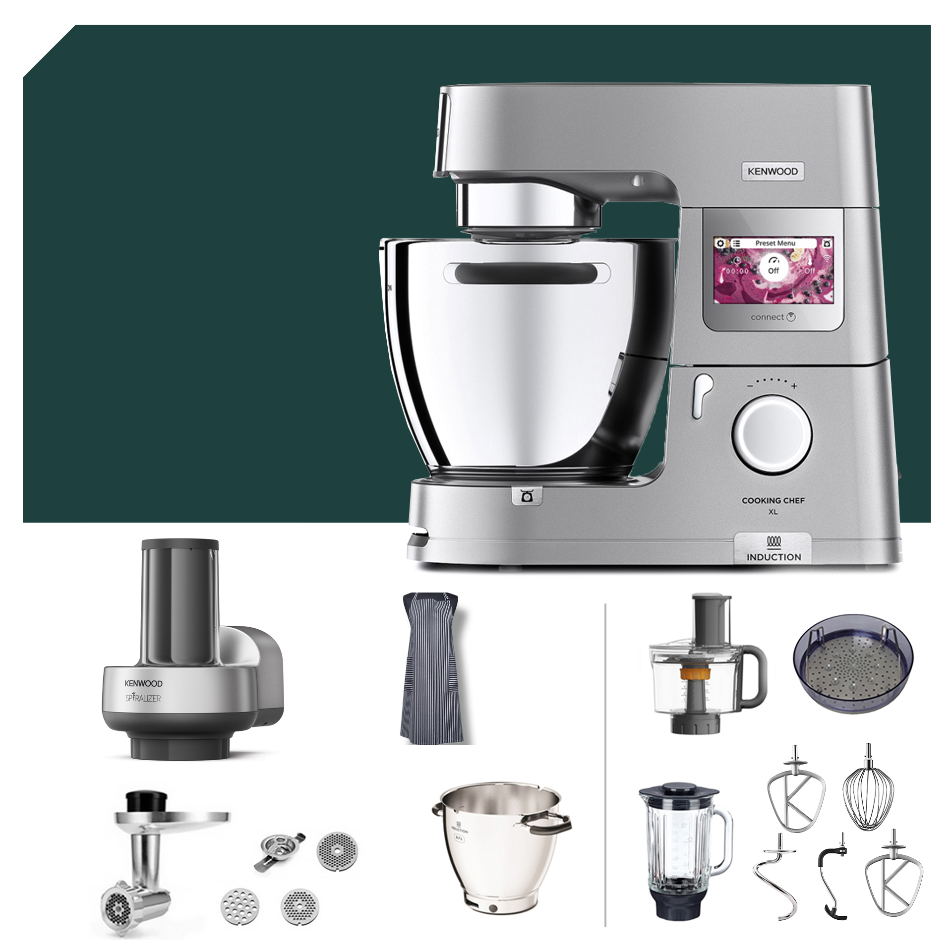 Spiralschneider-Paket Kenwood KCL 95 Cooking Chef XL Connect