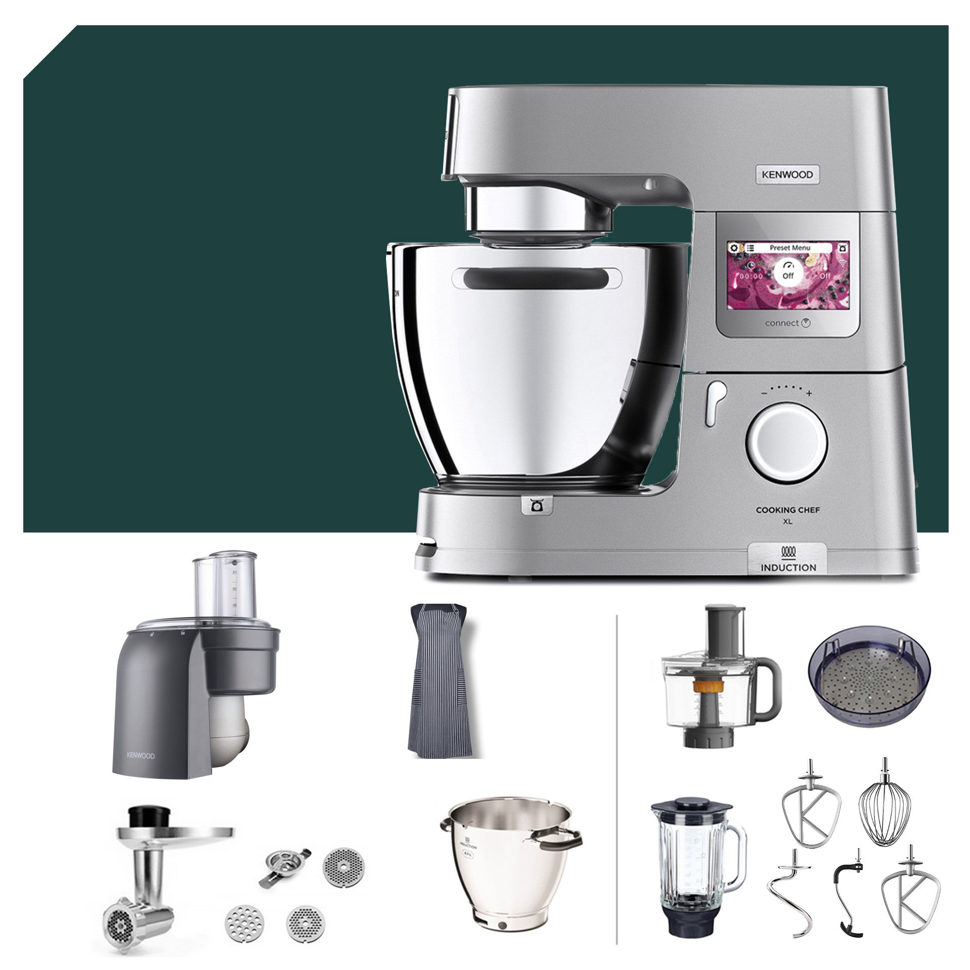 Würfelschneider-Paket Kenwood KCL 95 Cooking Chef XL Connect