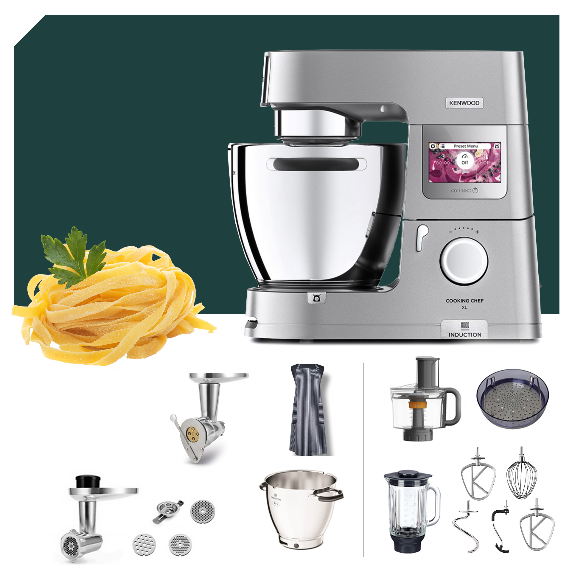 Italia-Paket Kenwood KCL 95 Cooking Chef XL Connect