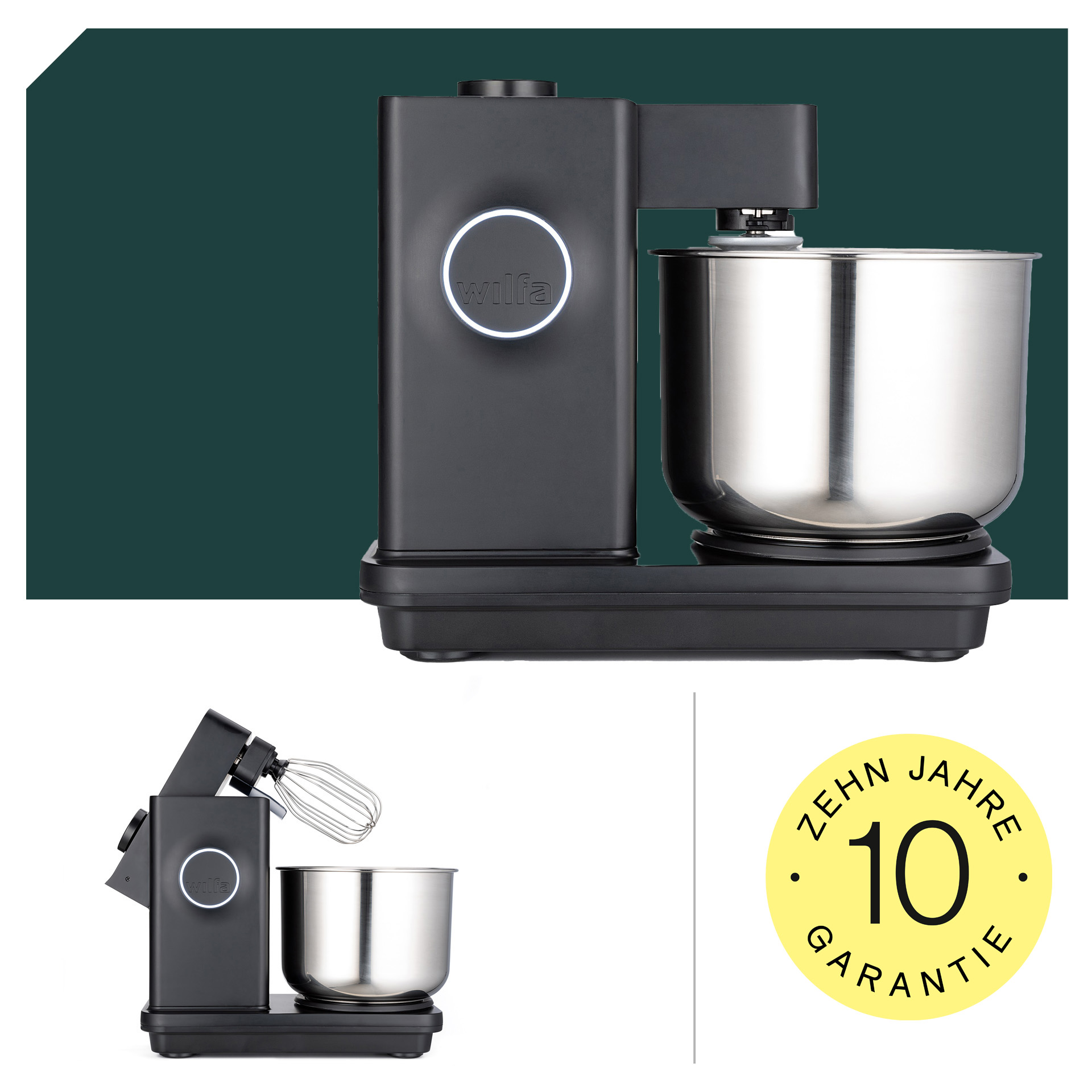 Starter Set Wilfa Probaker NXT KM4B-T70 Schwarz mit 10 Jahren Garantie
