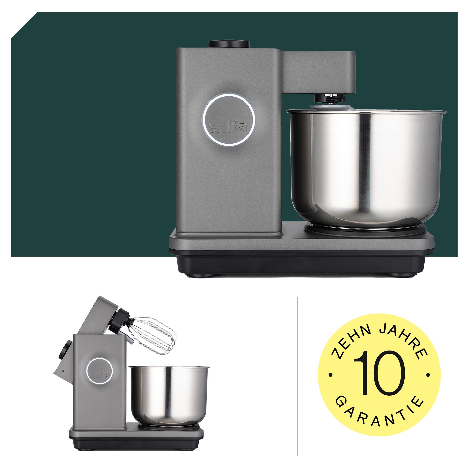 Starter Set Wilfa Probaker NXT KM4GY-T70 Grau mit 10 Jahren Garantie