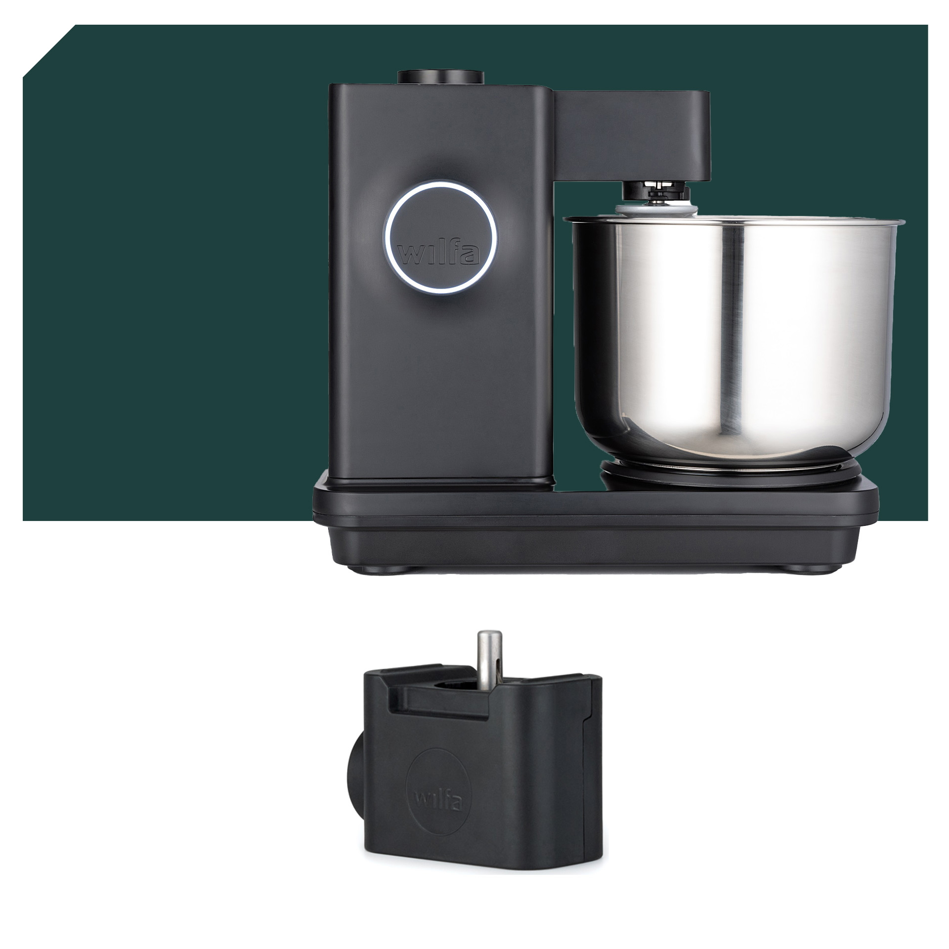 Adapter Paket Wilfa Probaker Küchenmaschine KM1B-70 Black mit 5 Jahren Garantie