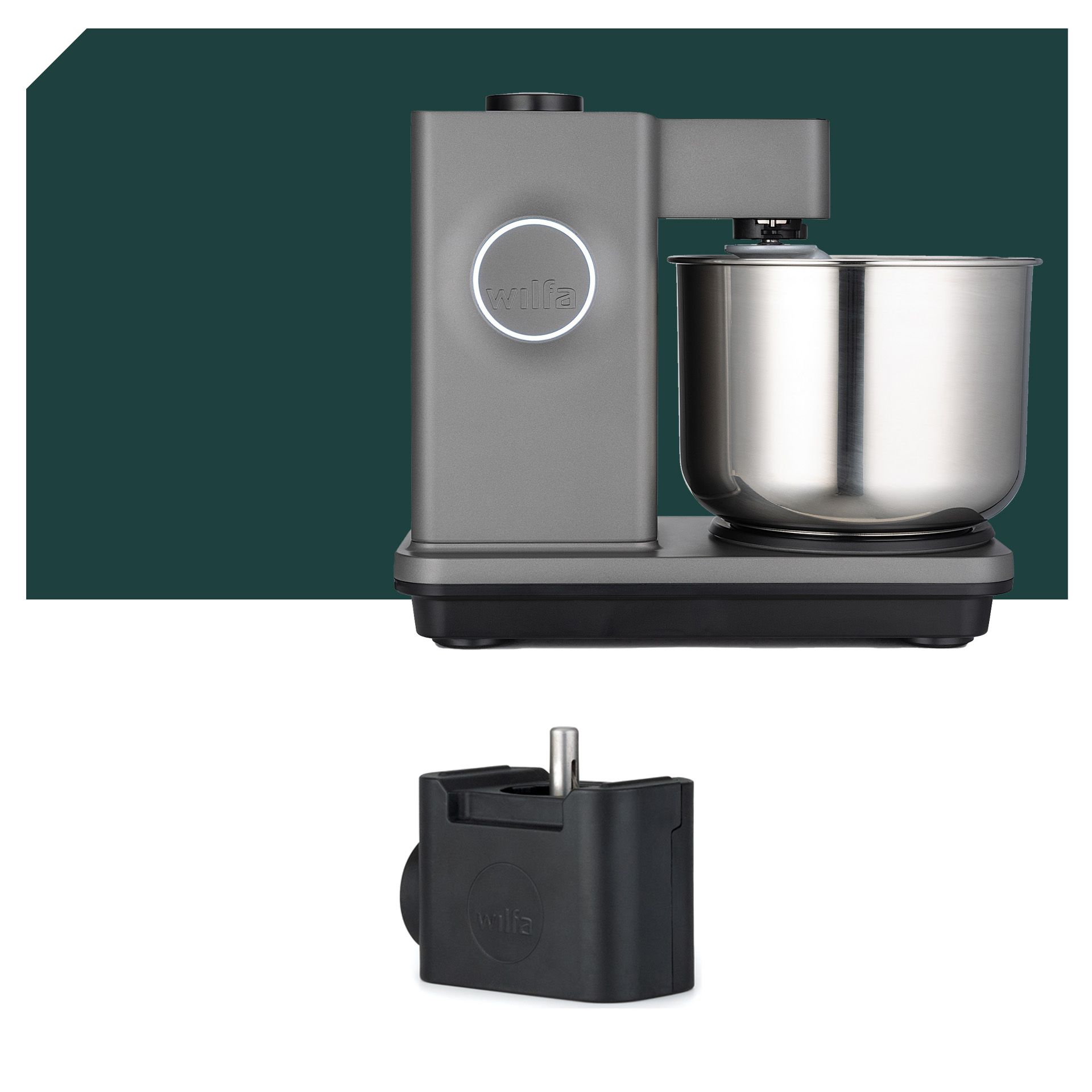 Adapter Paket Wilfa Probaker TIMER Küchenmaschine KM2GY-T70 Grau mit 5 Jahren Garantie